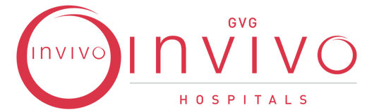 footer invivo hospital logo